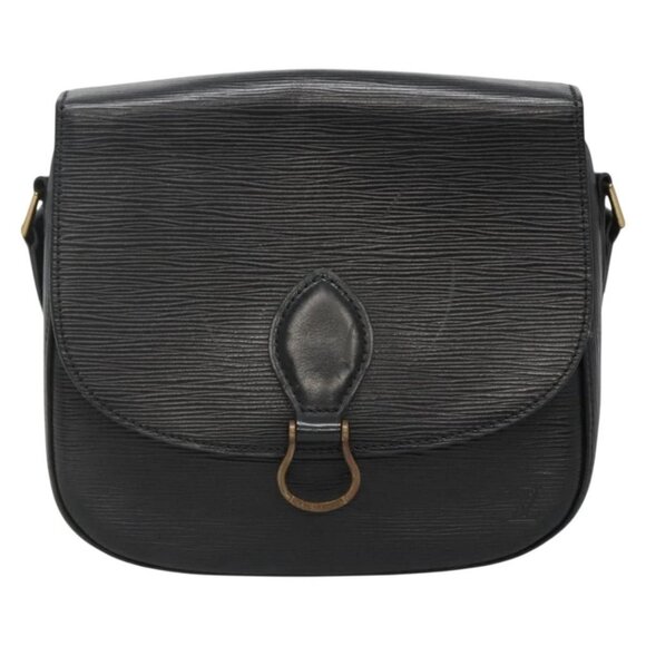 LOUIS VUITTON Epi Saint Cloud GM Shoulder Bag Black Noir - Picture 2 of 15